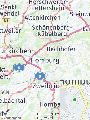 Here Map of Homburg