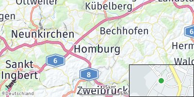 Google Map of Homburg