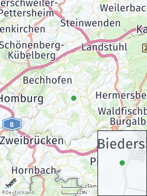 Here Map of Biedershausen