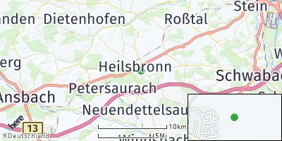 Google Map of Heilsbronn
