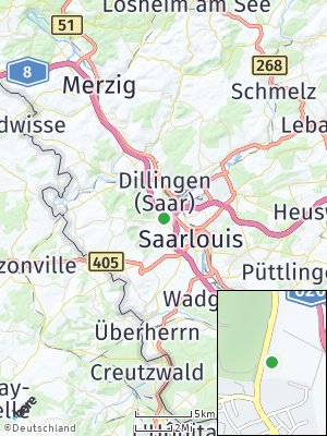 Here Map of Wallerfangen