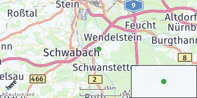 Google Map of Großschwarzenlohe
