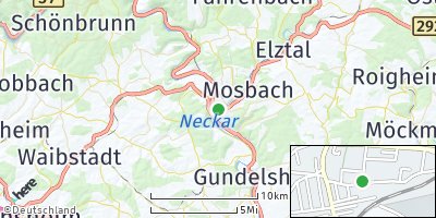 Google Map of Neckarelz