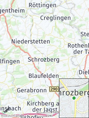 Here Map of Schrozberg