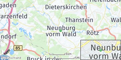 Google Map of Neunburg vorm Wald