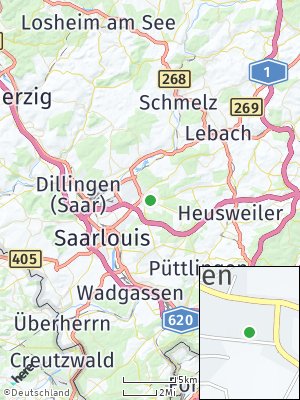 Here Map of Saarwellingen