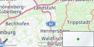 Google Map of Obernheim-Kirchenarnbach