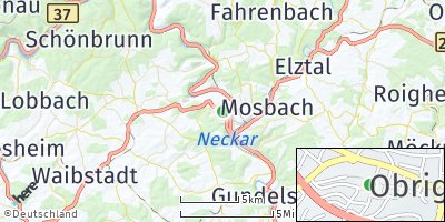 Google Map of Obrigheim