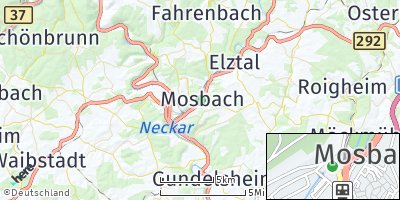 Google Map of Mosbach
