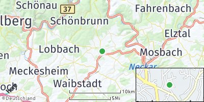 Google Map of Aglasterhausen