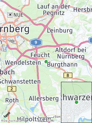 Here Map of Schwarzenbruck