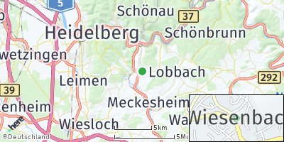 Google Map of Wiesenbach