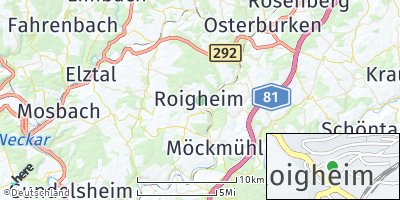 Google Map of Roigheim