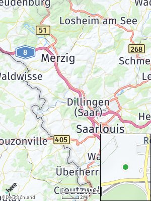 Here Map of Rehlingen-Siersburg