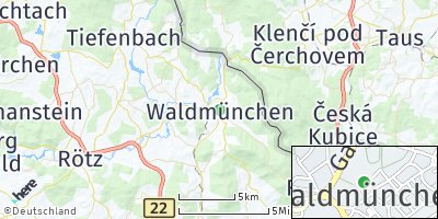 Google Map of Waldmünchen