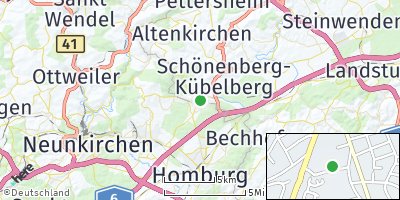Google Map of Waldmohr