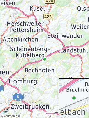 Here Map of Bruchmühlbach-Miesau