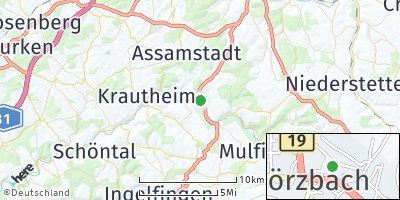 Google Map of Dörzbach