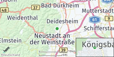 Google Map of Königsbach