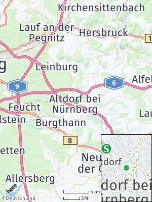 Here Map of Altdorf bei Nürnberg
