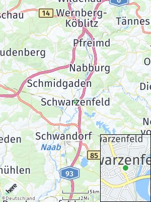 Here Map of Schwarzenfeld