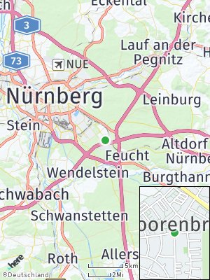 Here Map of Moorenbrunn