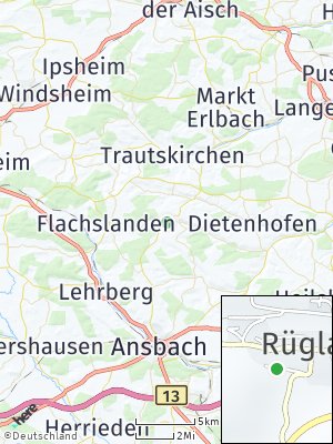 Here Map of Rügland
