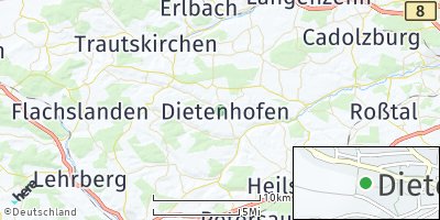 Google Map of Dietenhofen