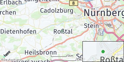 Google Map of Roßtal