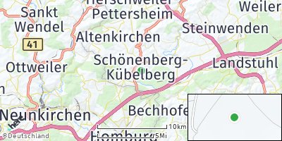 Google Map of Schönenberg-Kübelberg