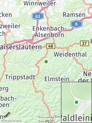 Here Map of Waldleiningen