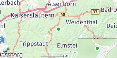 Google Map of Waldleiningen