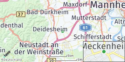 Google Map of Meckenheim