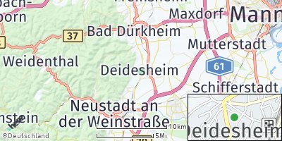 Google Map of Deidesheim