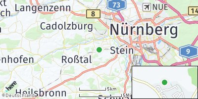 Google Map of Rehdorf bei Nürnberg