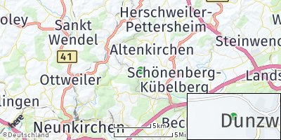 Google Map of Dunzweiler