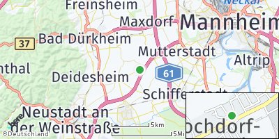 Google Map of Hochdorf-Assenheim