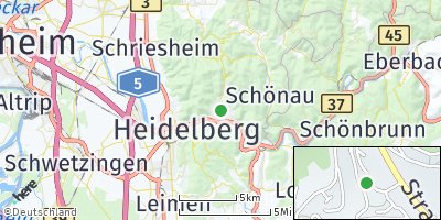 Google Map of Ziegelhausen