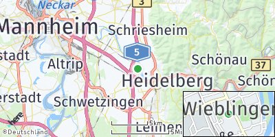 Google Map of Wieblingen