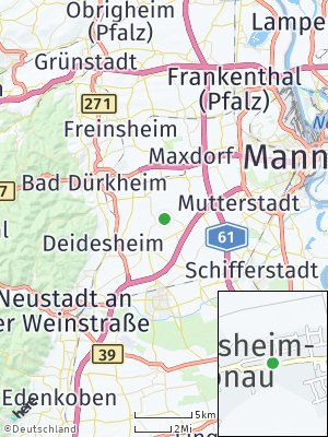 Here Map of Rödersheim-Gronau