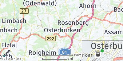 Google Map of Osterburken