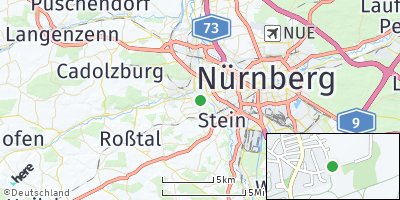 Google Map of Altenberg bei Nürnberg