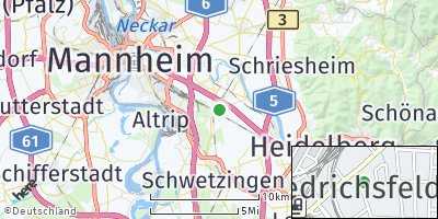 Google Map of Friedrichsfeld