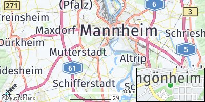 Google Map of Rheingönheim