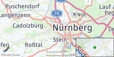 Google Map of Kleinreuth bei Schweinau