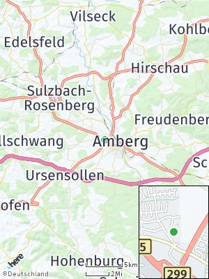Here Map of Eglsee bei Amberg