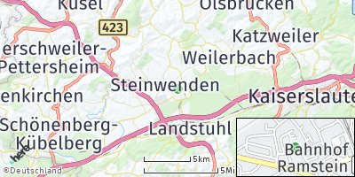 Google Map of Ramstein-Miesenbach