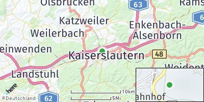 Google Map of Kaiserslautern
