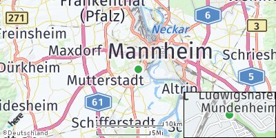 Google Map of Mundenheim