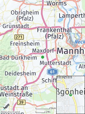 Here Map of Fußgönheim
